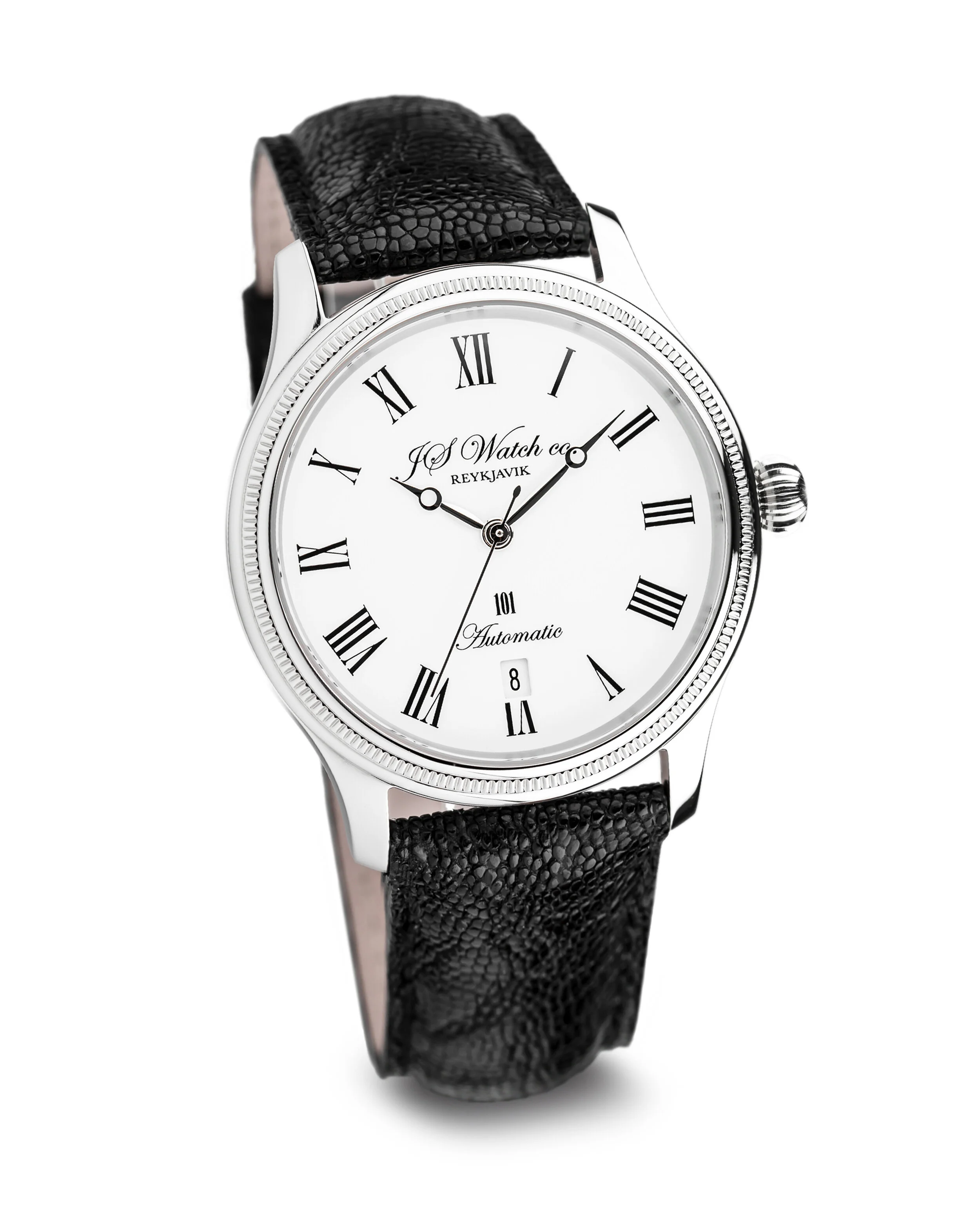 JS Watch Company Reykjavik — 101 38mm White Roman